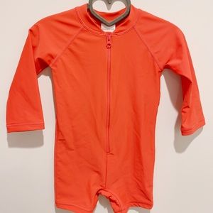 Hanna Andersson Sunblock Swimmy Rashguard Suit